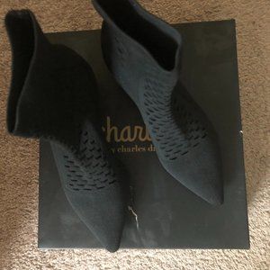 Black Sock Boots size 7 1/2